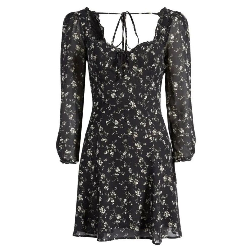Reformation Remi floral-print mini dress